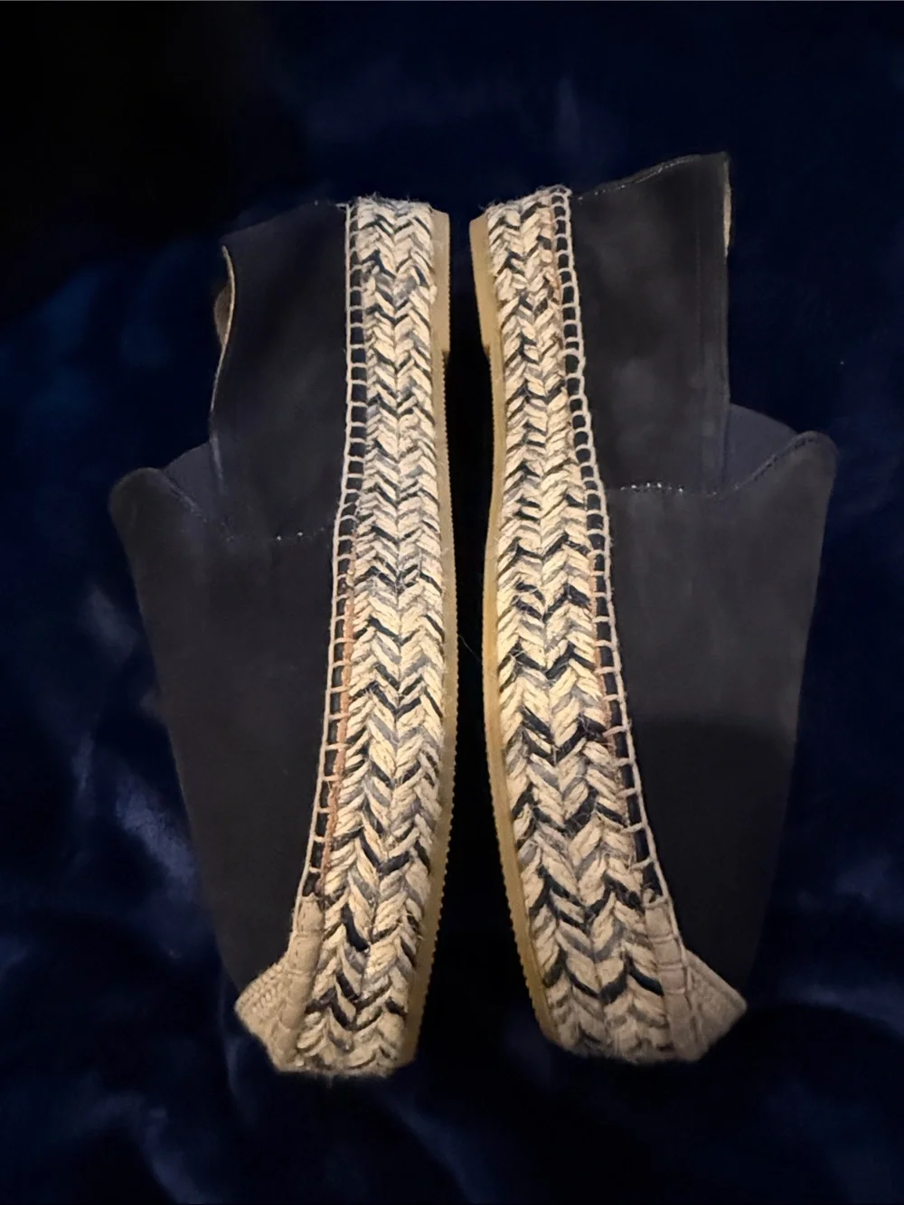 WoMen's Slip-On Espadrilles in Dark Navy - Unbranded. NWOB